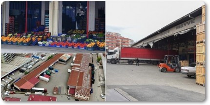 Belediye Sebze ve Meyve Hali Yoğun Çalışıyor